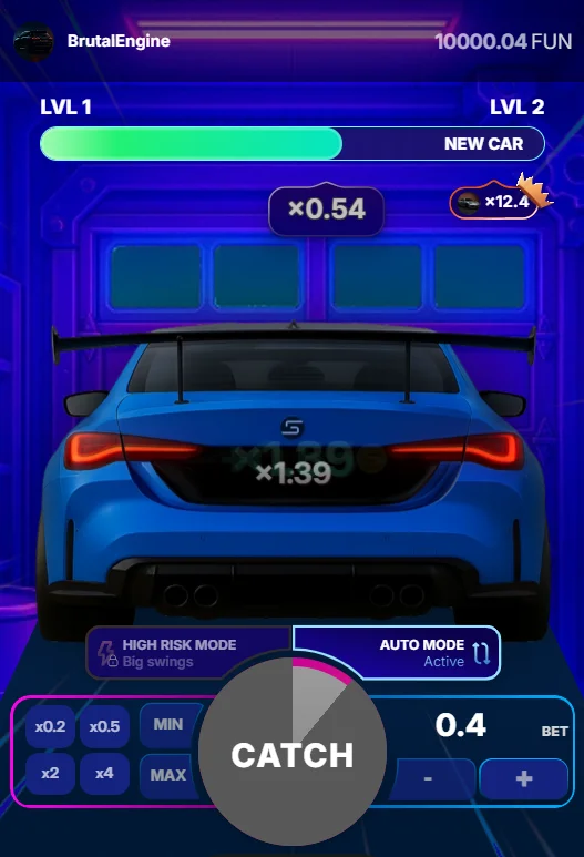 Cash Garage Swipe Game